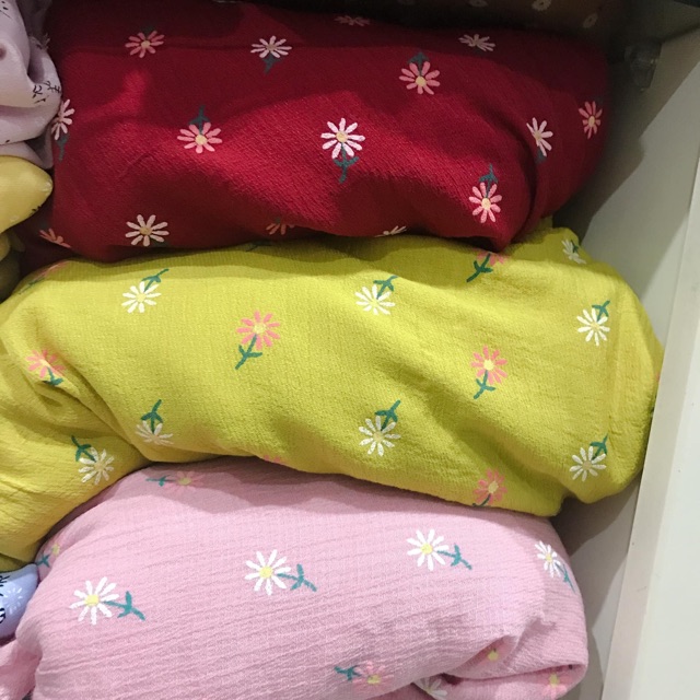 vải đũi gân may suncrunshies