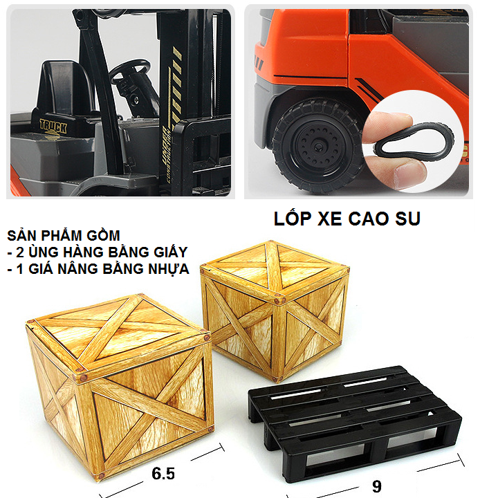 Xe nâng đồ chơi trẻ em bằng nhựa