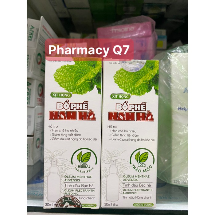 Xịt họng Bổ Phế Nam Hà