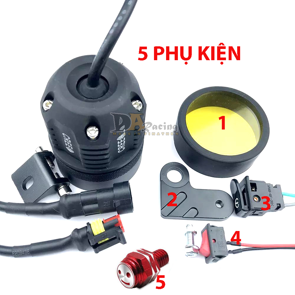 Đèn Led L4X 30W Trợ Sáng Xe Máy [ Tặng 4 món phụ kiện ]