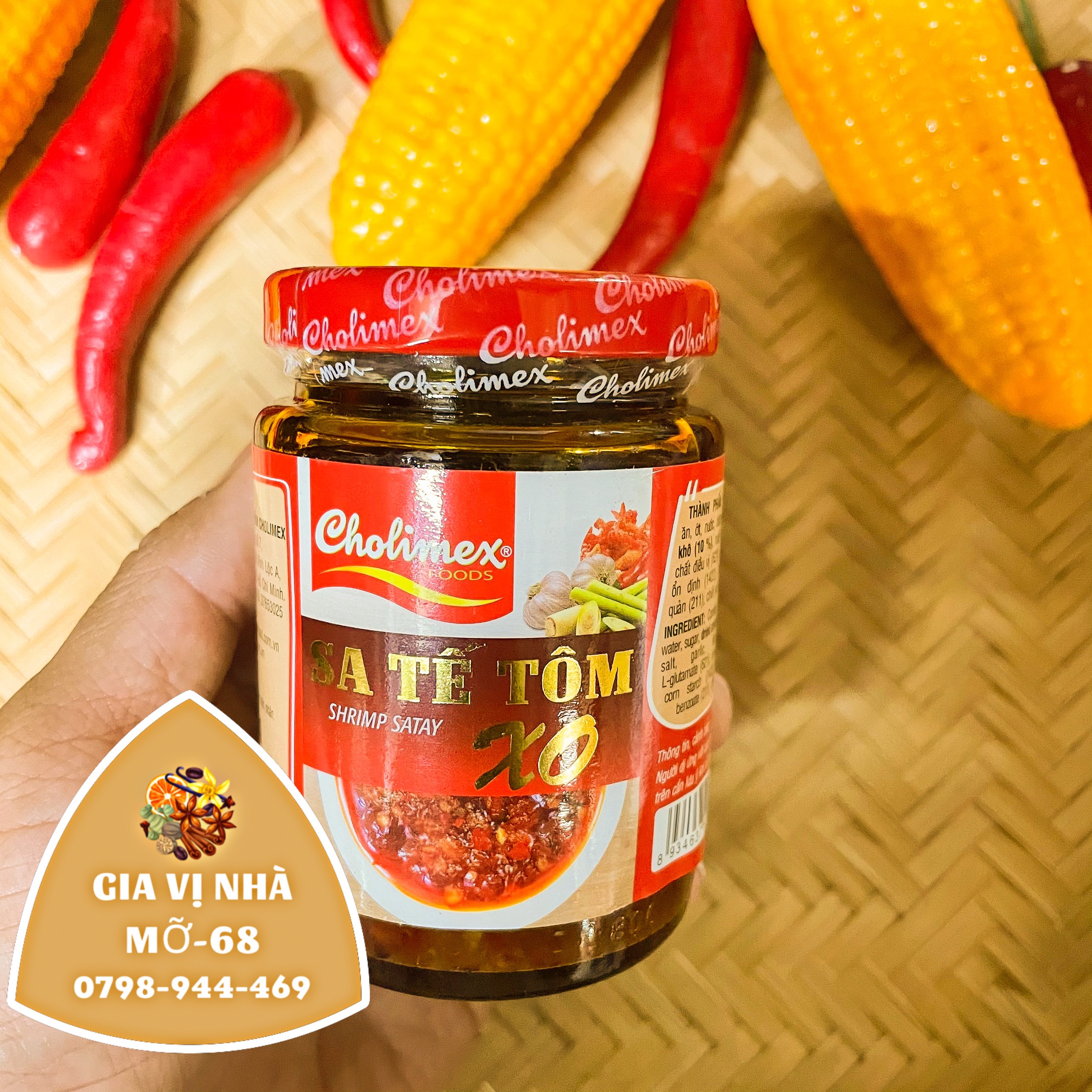 SA TẾ TÔM XO CHOLIMEX- HỦ 170GR
