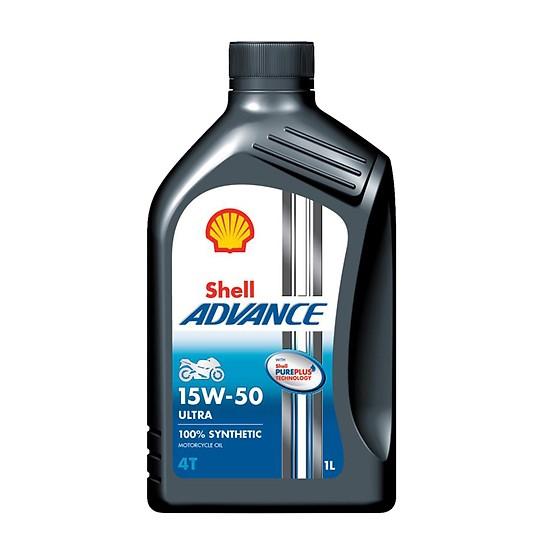 [HCM][MOTO PKL] SHELL ADVANCE ULTRA 15W50 1L NHỚT XE SỐ CAO CẤP