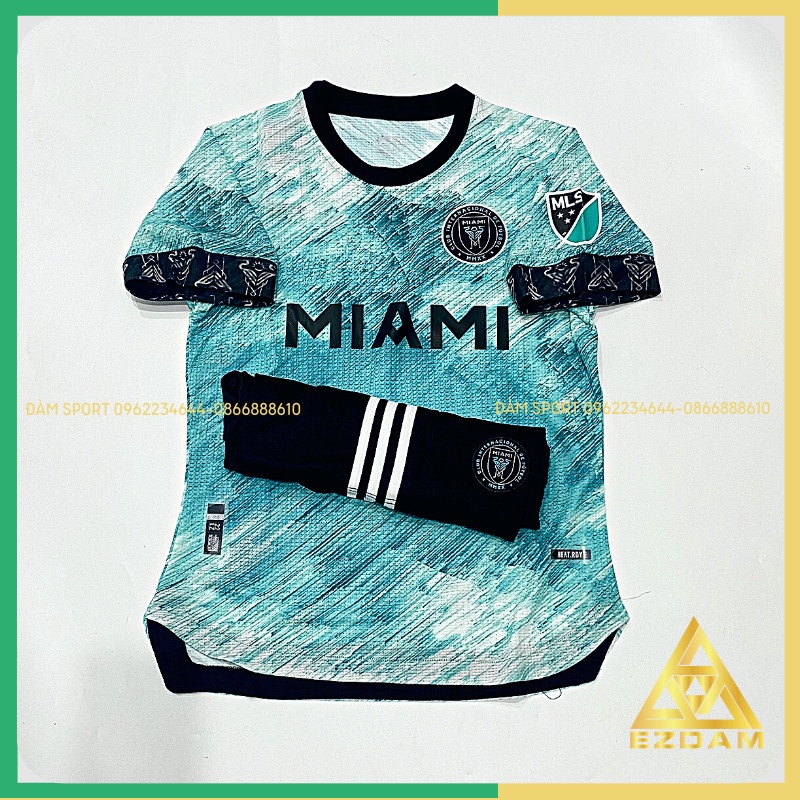 Set Đồ Áo Bóng Đá Inter MIAMI 2022 Mới, Bộ Quần Áo Đá Banh Hot Đẹp