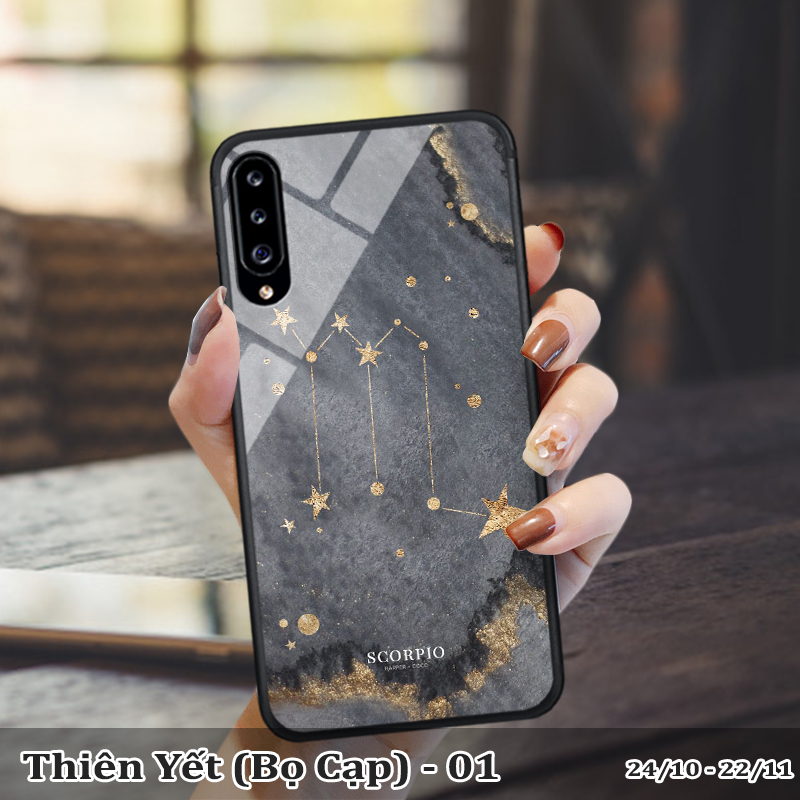 Ốp kính SAMSUNG A30s in cung hoàng đạo