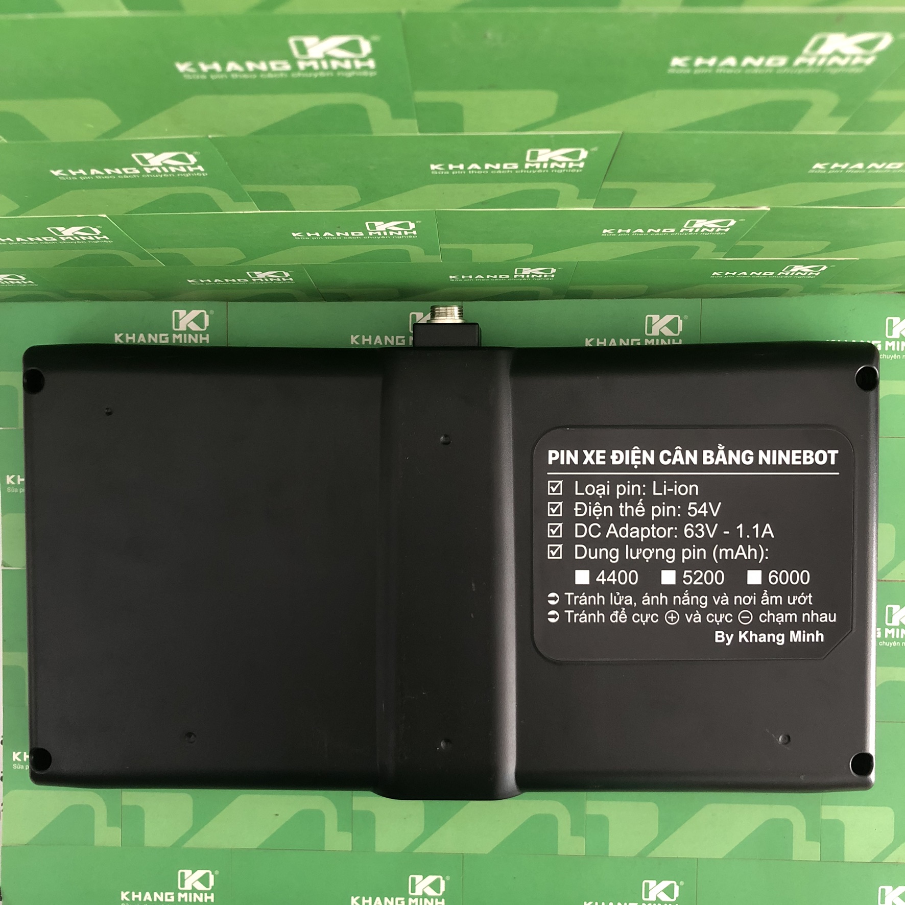 Pin xe điện cân bằng 54V hàng cam kết dung lượng chuẩn dòng xả cao