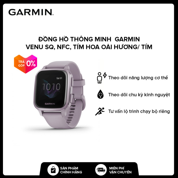Đồng hồ thông minh Garmin Venu Sq, NFC,  KOR/SEA