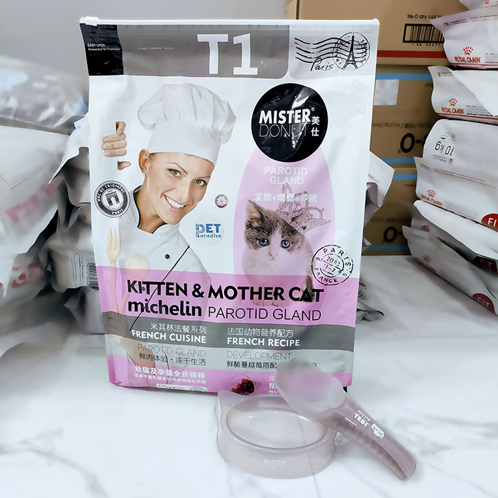 Thức ăn mèo Mister Donut T1 Kitten