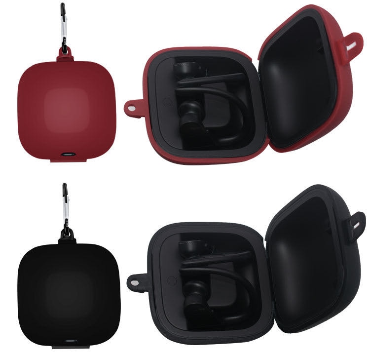 ┅ Silicone Case for Powerbeats Pro ShockProof Full Protective Silicone Scratch Resistant Case for Beats Powerbeats Pro