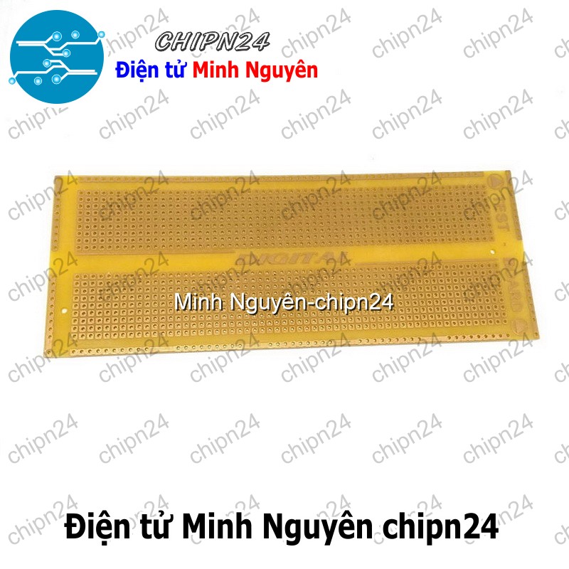 [1 tấm] Testboard cắm hàn 1 mặt 7x16cm (Mạch thường) (Board đồng đục lỗ PCB) - [Chọn Loại] - HHH.00003
