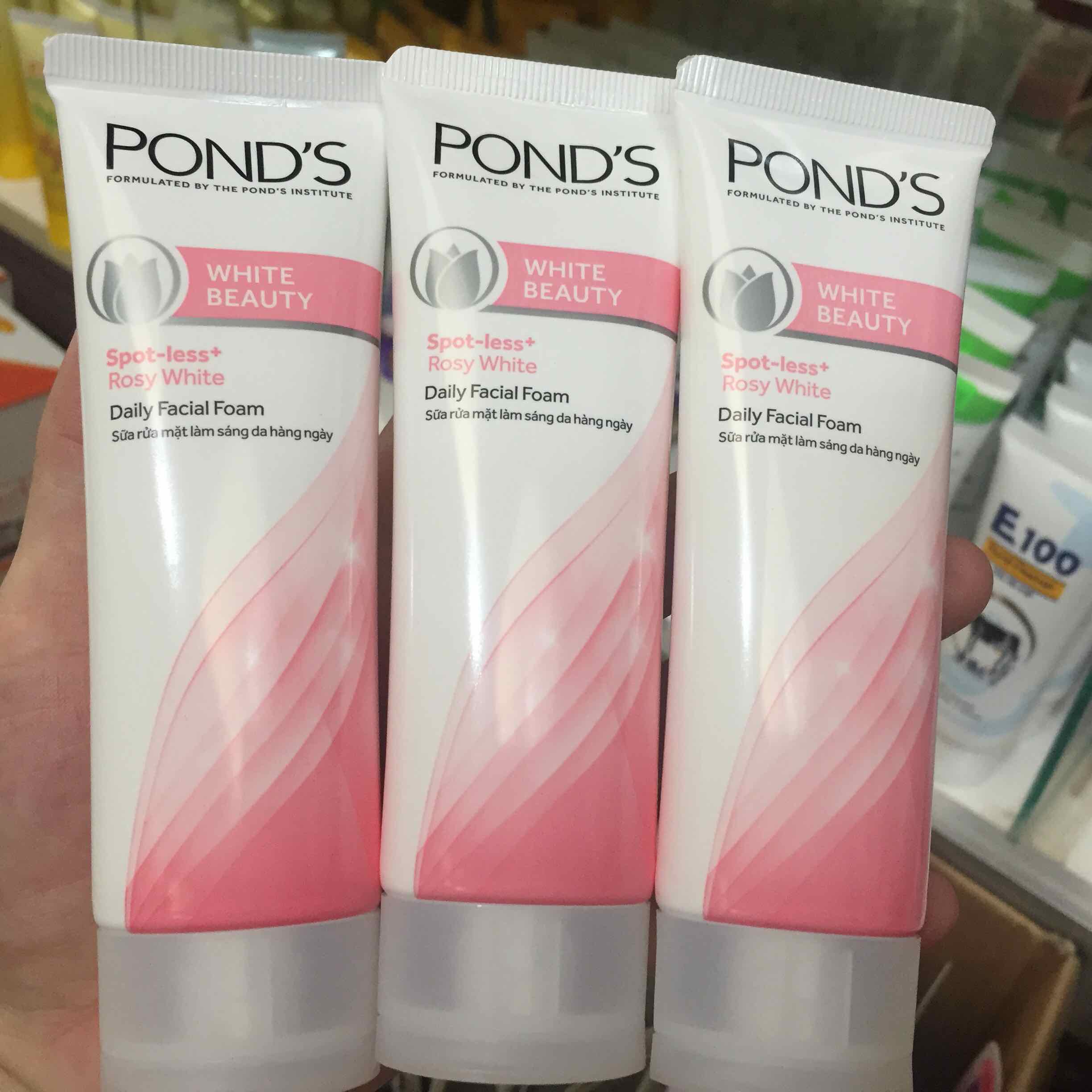 Sửa rửa mặt Pond hồng 50g