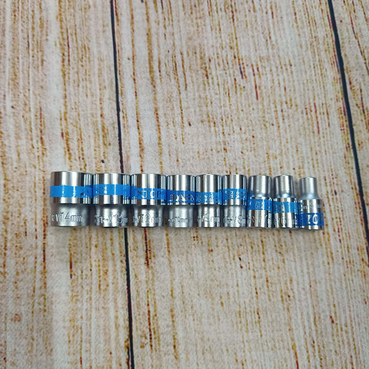 BỘ ĐẦU TUÝT KHẨU VẶN ỐC - 9 đầu chân 1/2 8 -24mm, 9 đầu chân 1/4 5 - 14mm - TOP