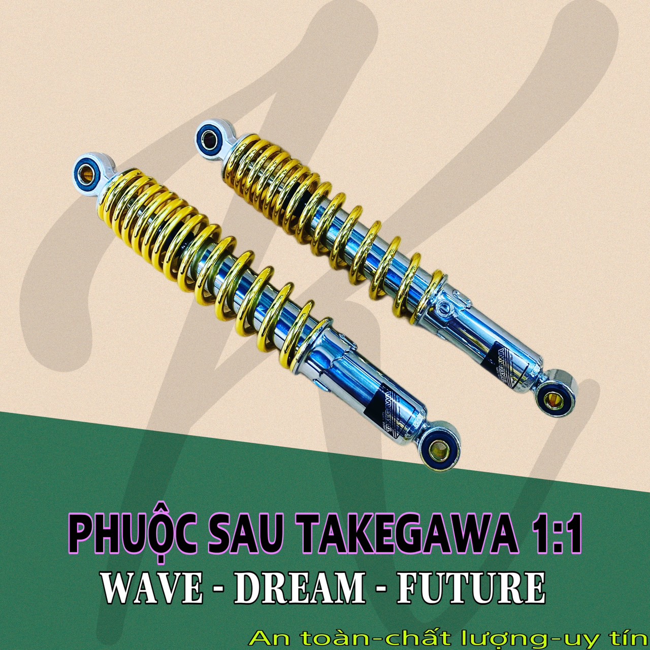 Phuộc sau TAKEGAWA xe wave, dream, future ...