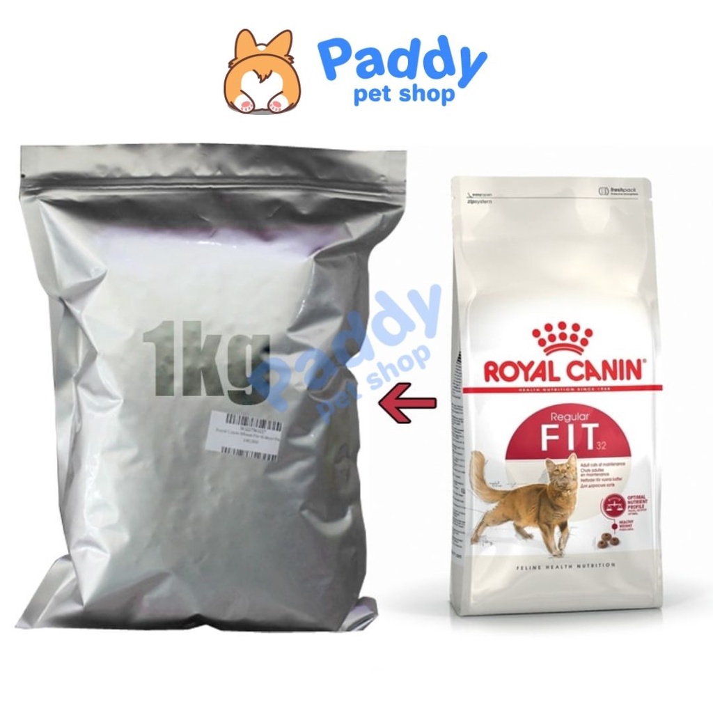 [1kg] Hạt Royal Canin Indoor, Kitten, Fit cho Mèo