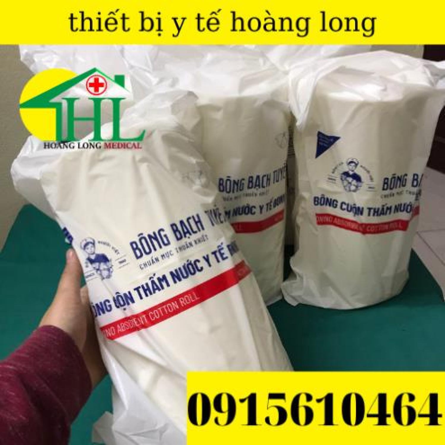 Bông Cuộn Gòn Y Tế Bạch Tuyết 01kg
