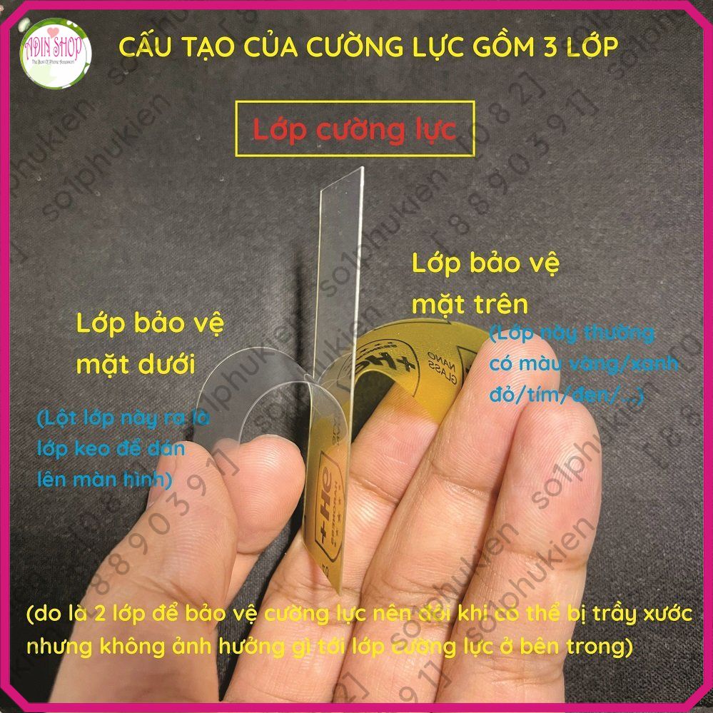 Kính cường lực full / dán cường lực màn hình Vsmart Active 1 nano dẻo trong suốt, nhám chống vân tay, bảo vệ mắt
