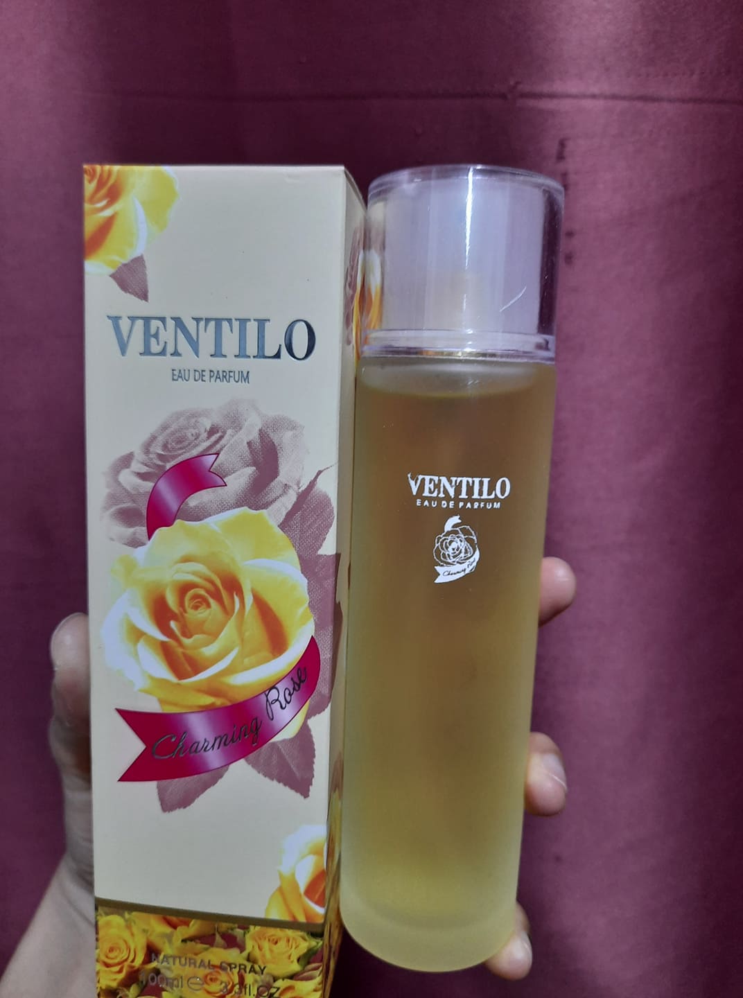 [HCM][NHẬN QUÀ - 1 THỎI SON NHA ĐAM] Nước hoa Ventilo Charming Rose Hương Hoa Hồng 100ML