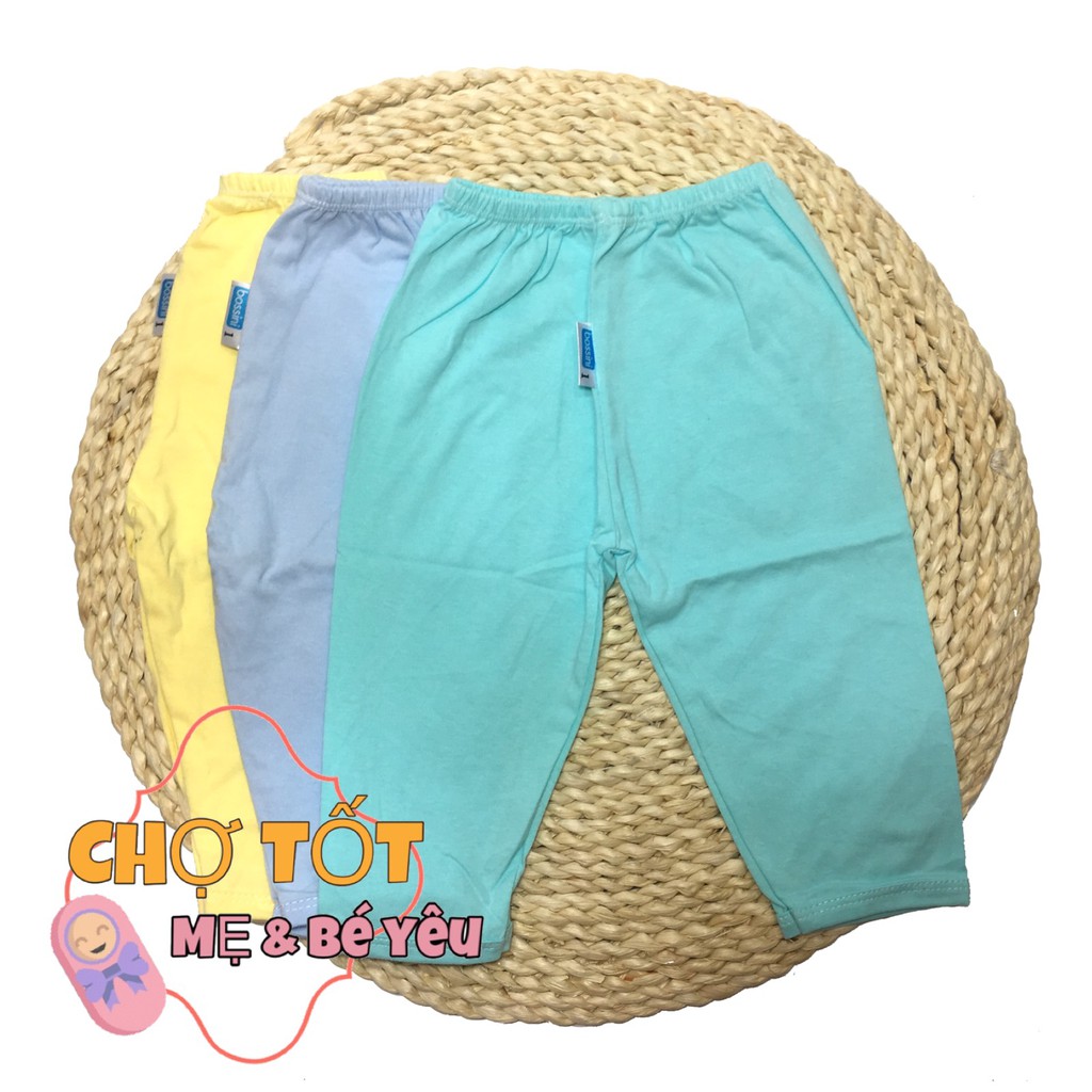 Quần dài cotton cho bé sơ sinh, quần dài màu cho bé( quần thun cotton dài sơ sinh-