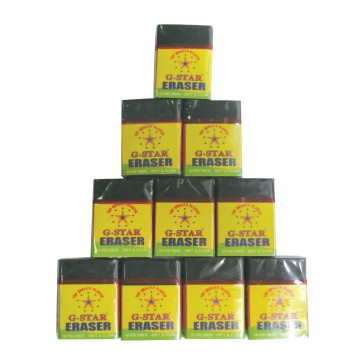 Set 10 Cục Gôm Trắng, Đen Hoặc Màu