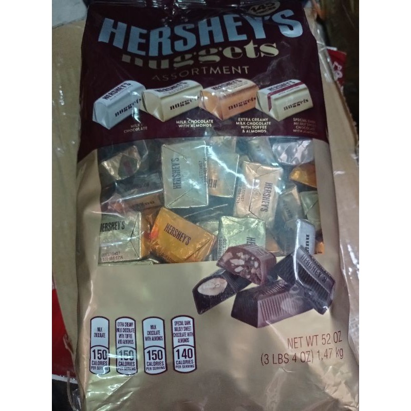Socola Hershey Nuggets 145viên nhập từ MỸ ( HSD;3/2023)