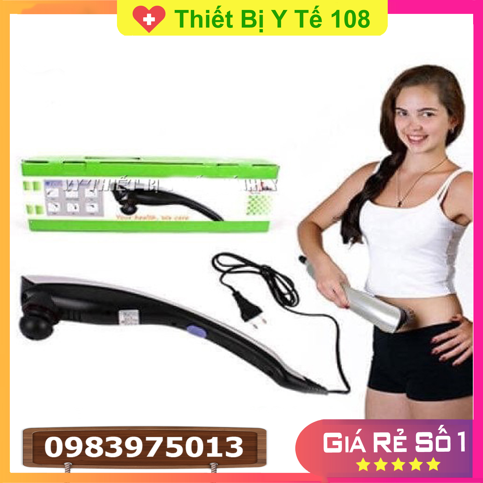 Máy Massage Cầm Tay Nhật Bản Akiko A-2007