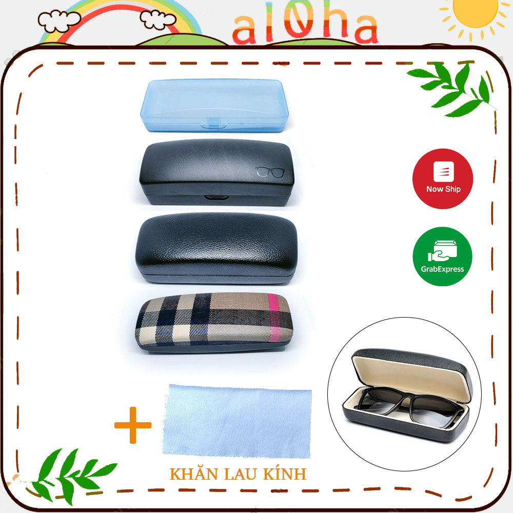 Hộp đựng kính mắt, đựng kính cận, viễn, râm… giúp bảo vệ mắt kính khỏi bụi bẩn, trầy xước