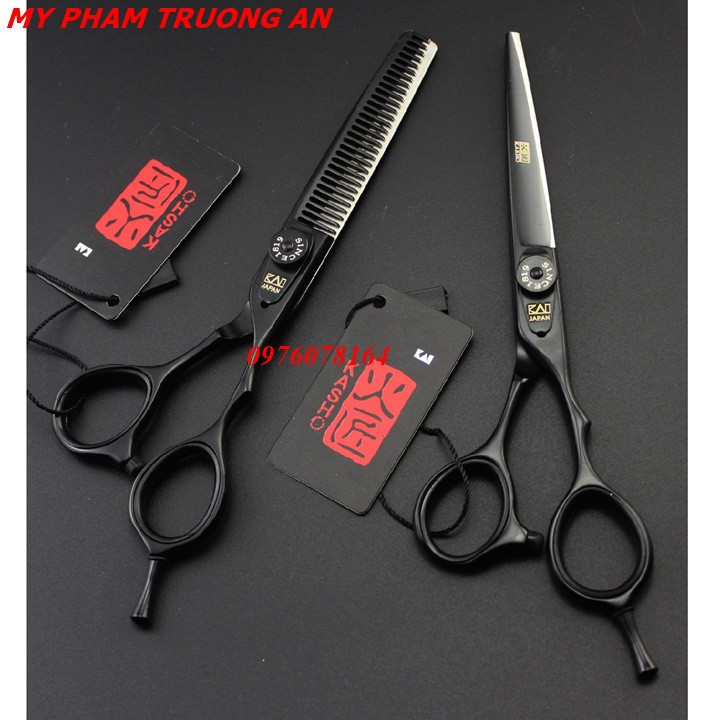 CẶP KÉO CẮT TÓC CAO CẤP THÉP NHẬT BẢN KASHO - Kéo cắt