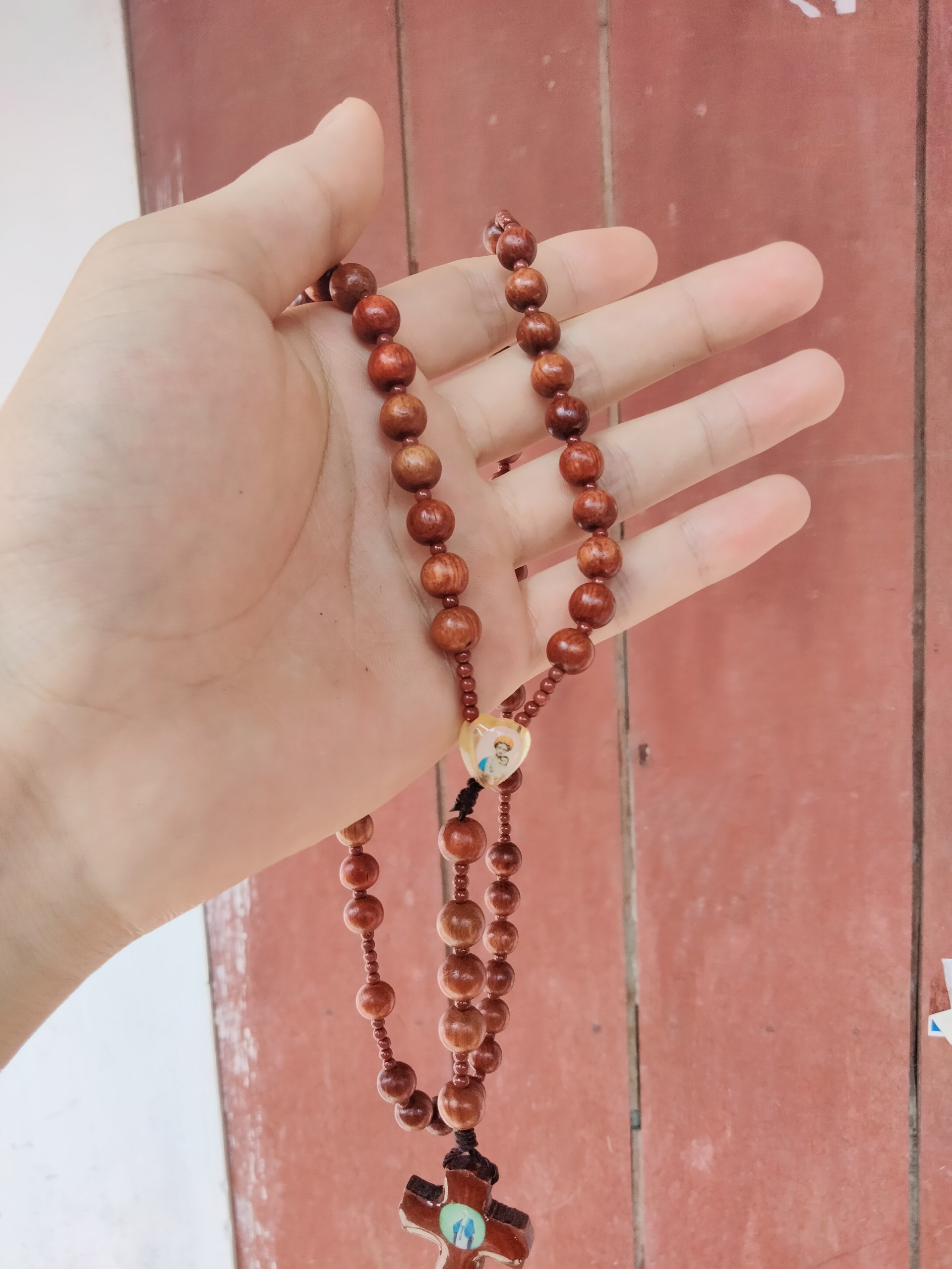 Chuỗi Tràng Hạt Mân Côi 50 hạt gỗ