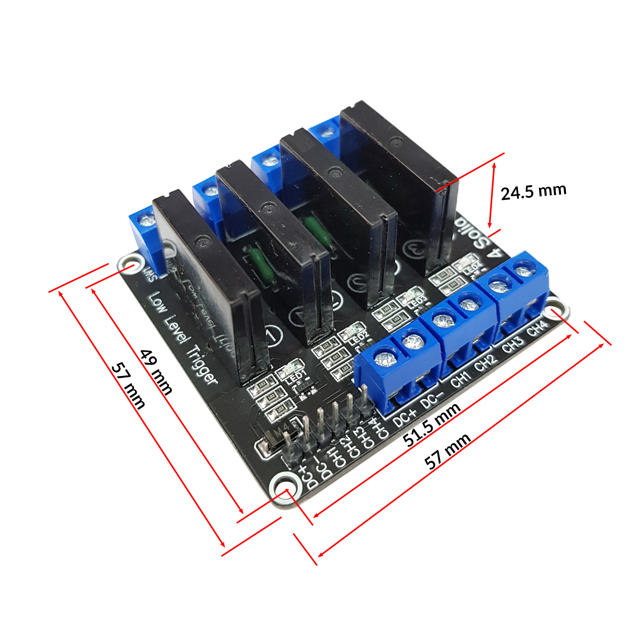 Module 4 Relay Rắn SSR (5VDC)