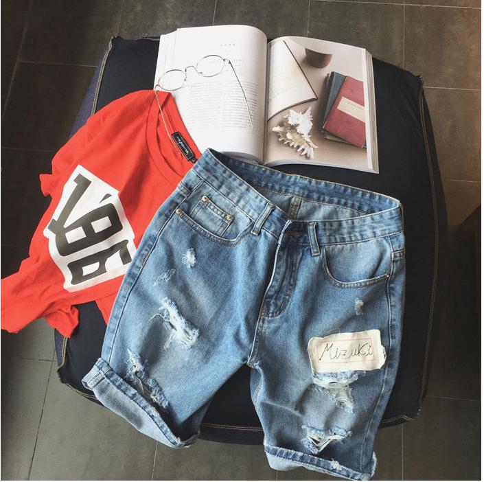 Quần short Jean rách cao cấp Q111