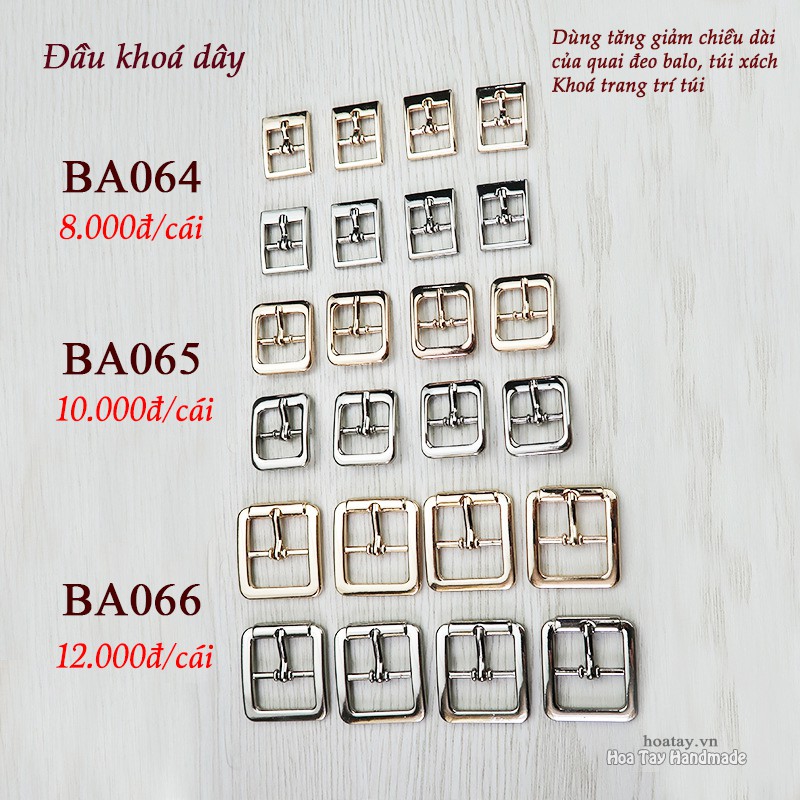 Đầu Dây Khoá - Tăng Đưa 2Cm X 2.5Cm Ba065
