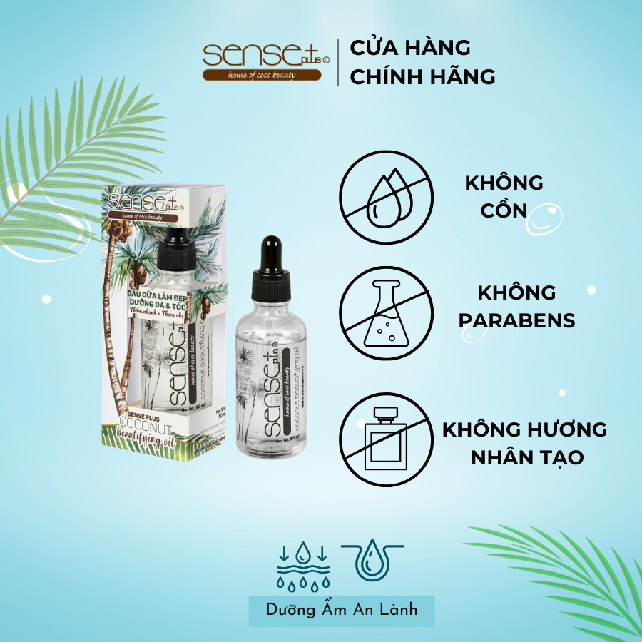 Dầu Dừa Làm Đẹp Sense Plus 50ml
