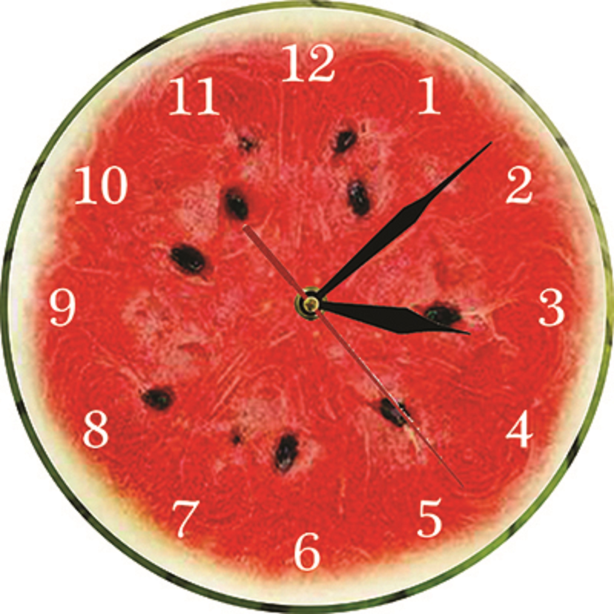 ( Freeship Max ) Đồng hồ treo tường kim trôi quả dưa hấu