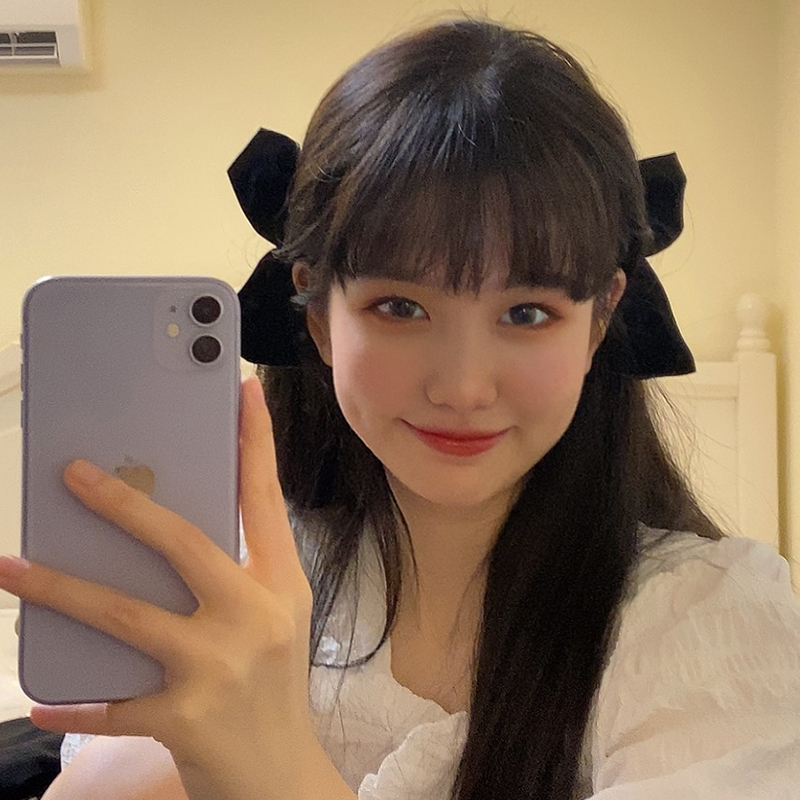 Set 2 kẹp tóc nơ xinh xắn phong cách Hàn quốc