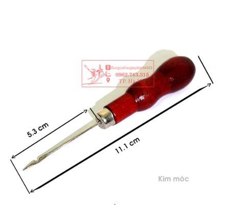bộ 3 kim khâu giày cán gỗ