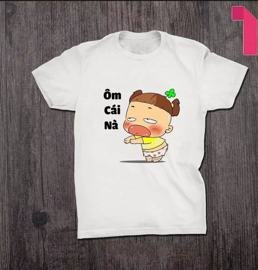 [HCM]Áo thun nam nữ form rộng in hình Quỳnh Aka Ôm Cái Nà độc đẹp vải dày mịn mát