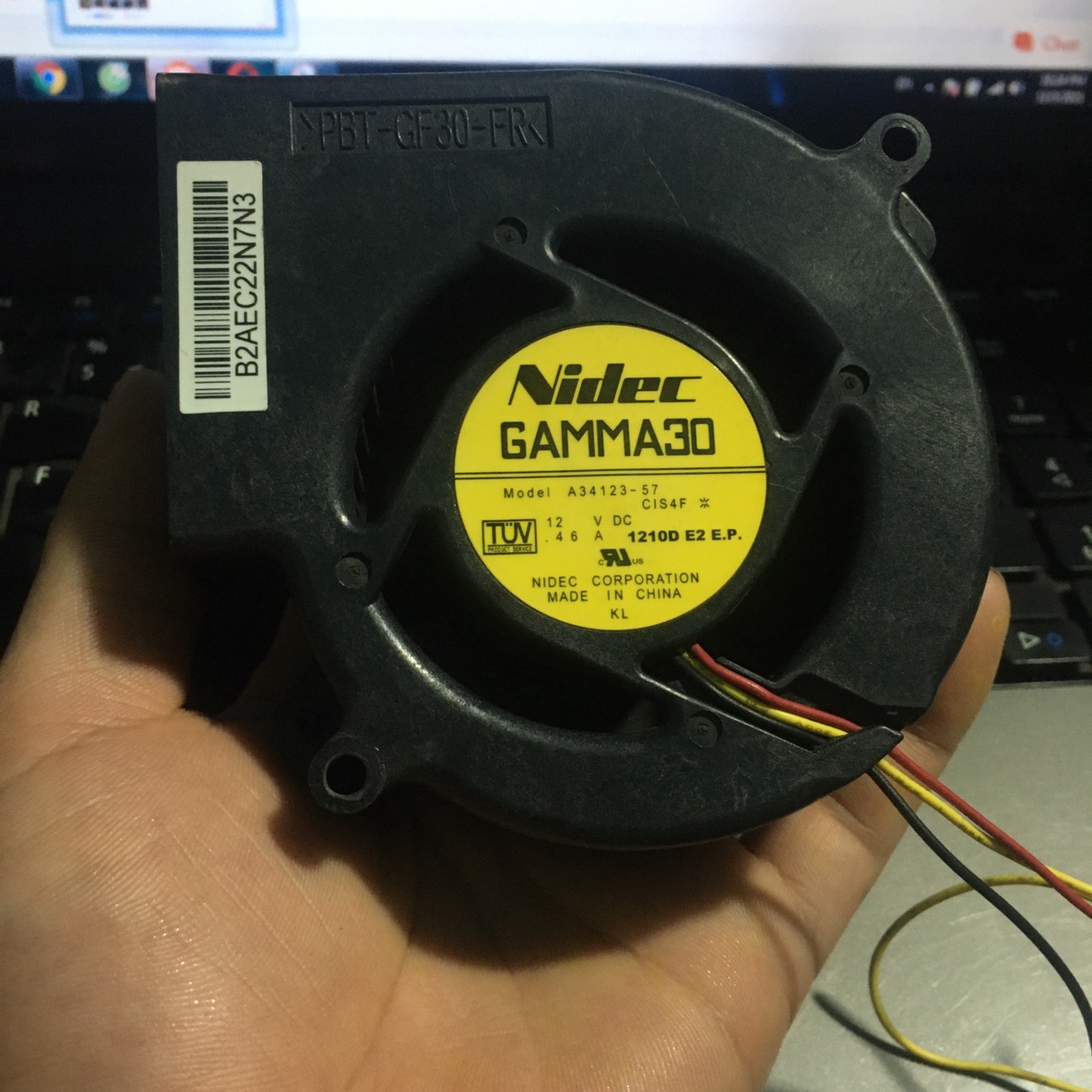 [HCM]Quạt vỏ sò 12V quạt tản nhiệt NIDEC