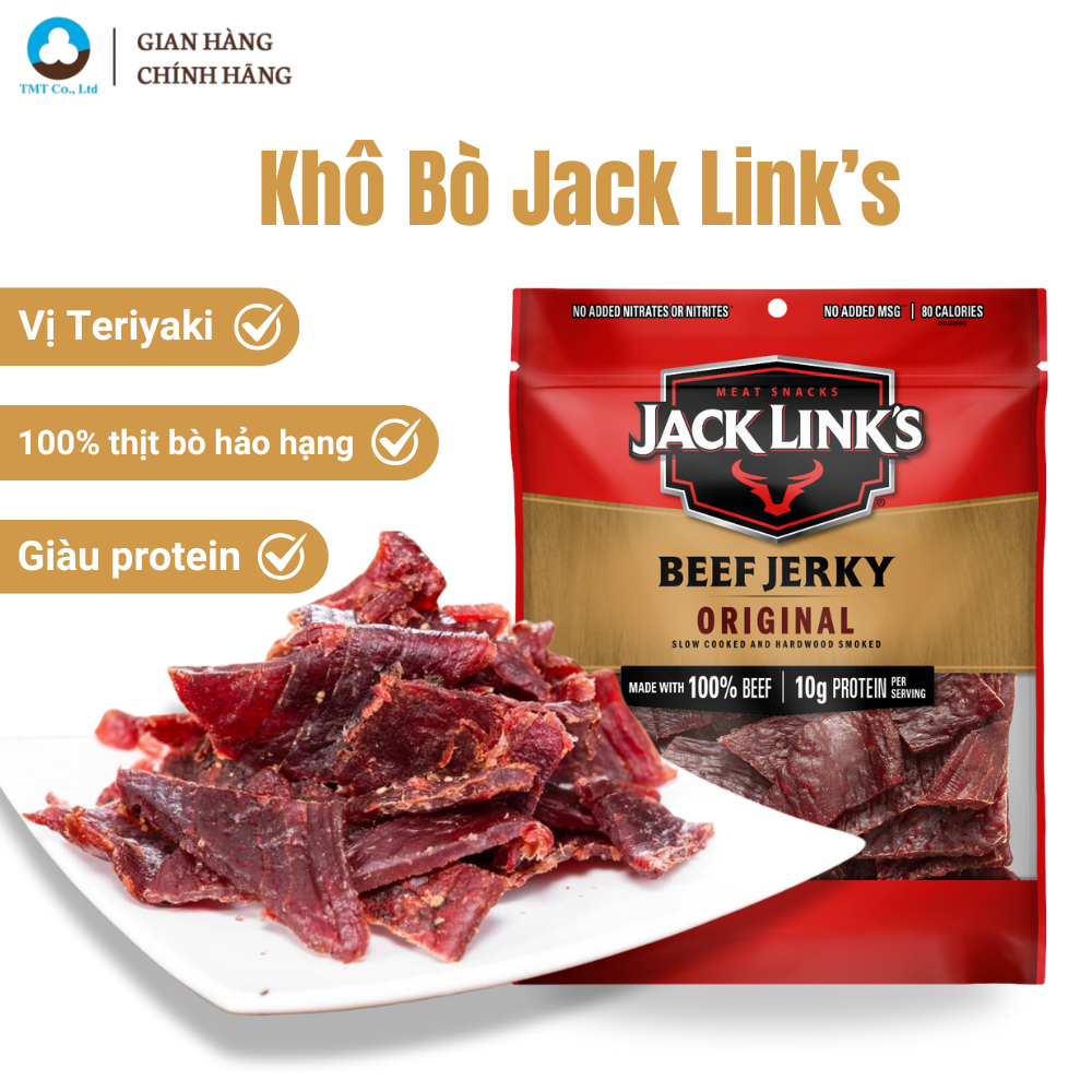 Khô bò tự nhiên Jack Link's 25g [Date:31.05.26]
