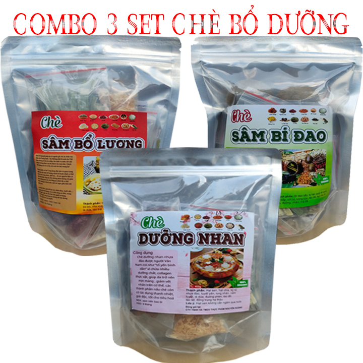 Combo 3 Bịch Chè Đặc Biệt Thơm Ngon, Bổ Dưỡng, Mỗi Bịch 400g
