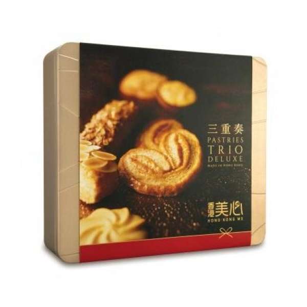 Bánh Mei-Xin Trio Deluxe Pastries - Hộp Sắt 38 Cái