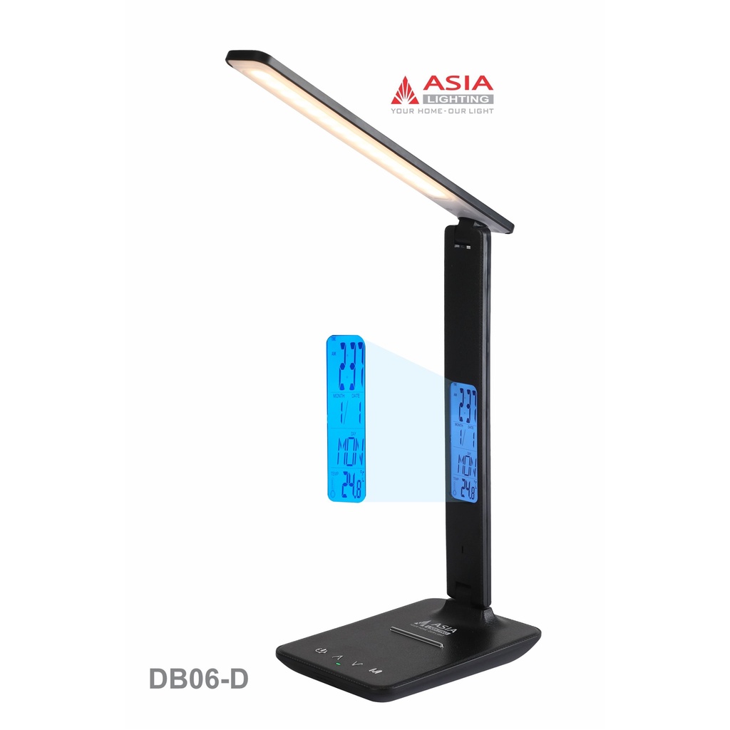 Đèn bàn bảo vệ thị lực led db06 asia - đèn học thông minh tiêu chuẩn châu âu