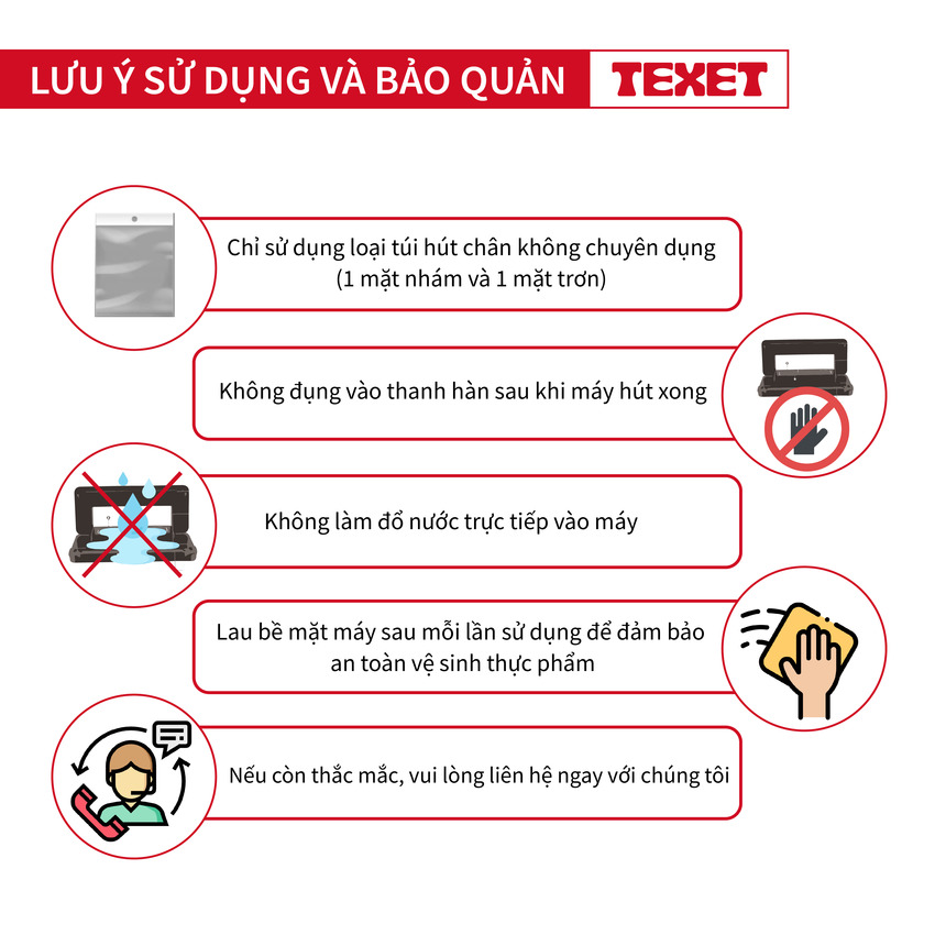 Máy hút chân không TEXET VFS-001