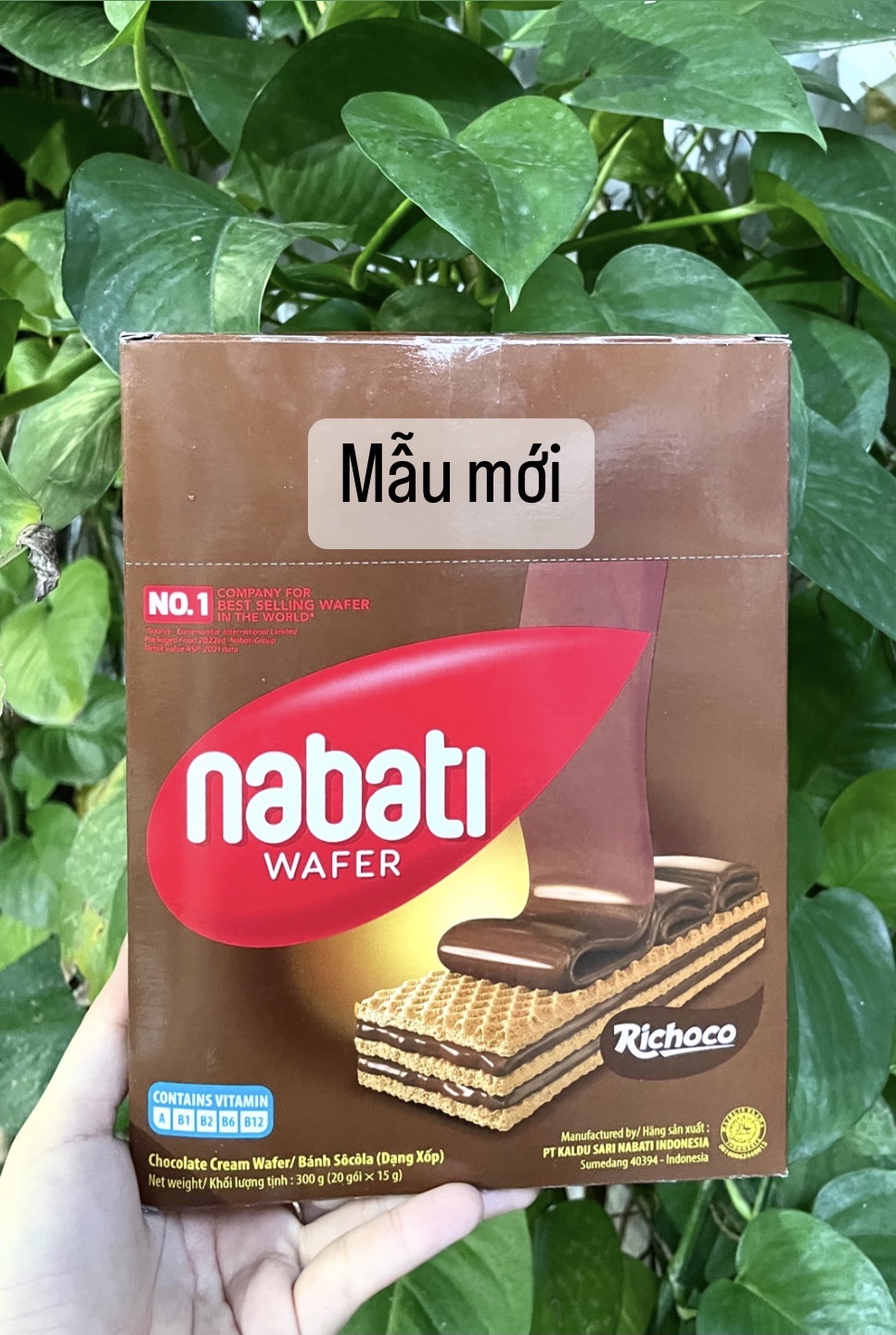 Bánh Sôcôla Richoco Nabati Chocolate Cream Wafer
