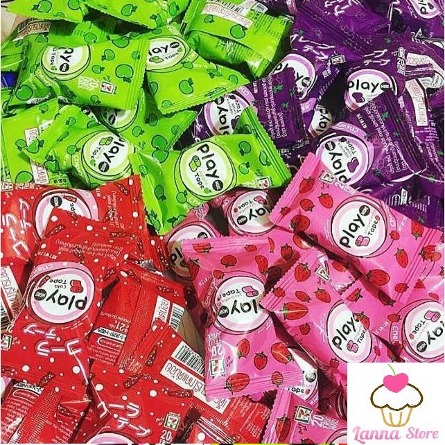 Kẹo Cuộn Play Dạng Gói Vị Dâu - Thái Lan