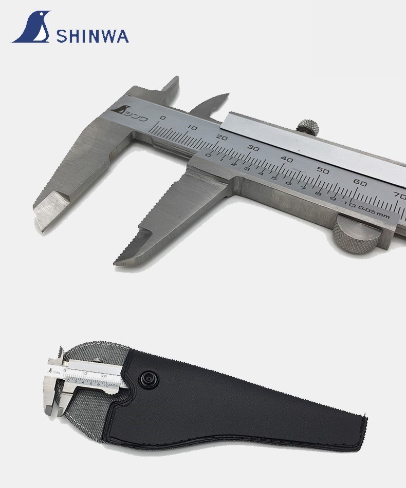 Thước cặp cơ inox Nhật Bản Shinwa