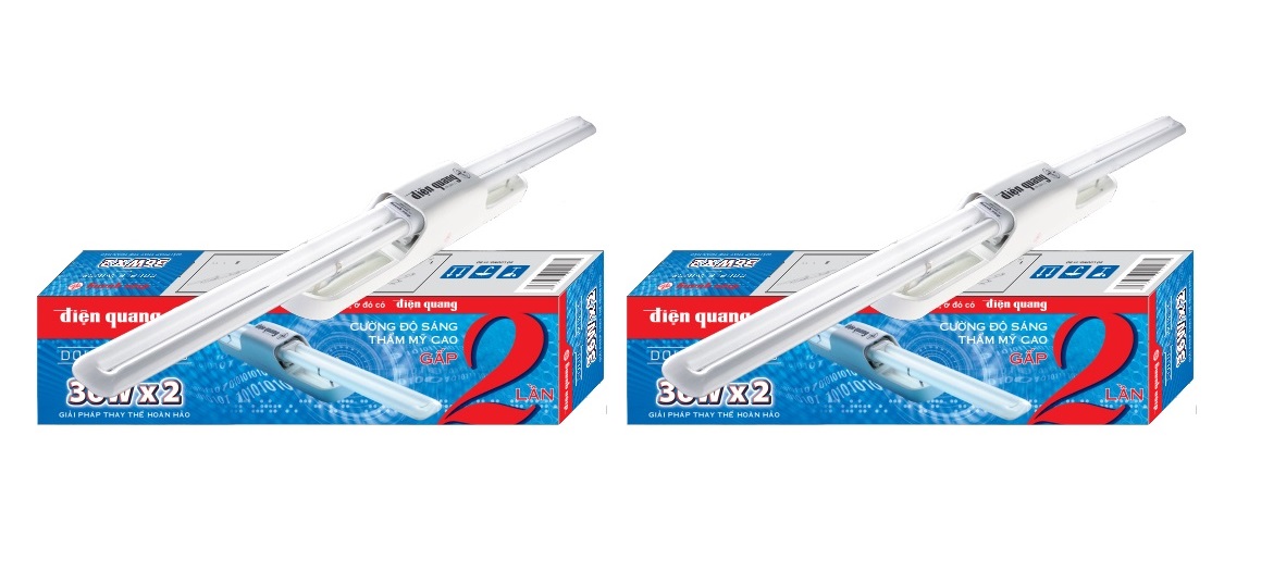 6 Bộ Đèn Double Wing 2x36W Điện Quang