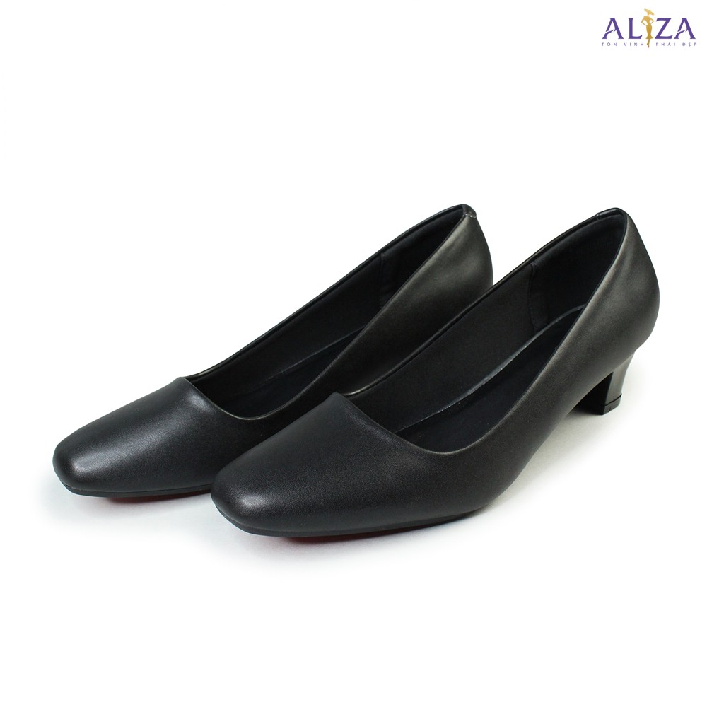Giày công sở mũi vuông cao 3cm - Aliza 004