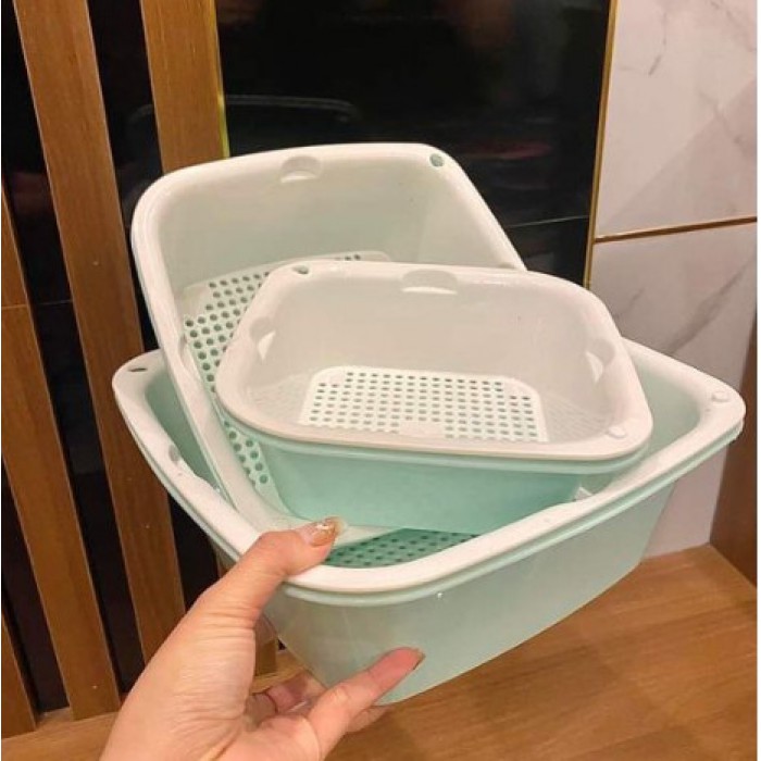 Bộ rổ chậu 6 món Ecoco