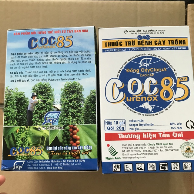 Coc 85 Thuốc diệt nấm, trừ bệnh cho cây