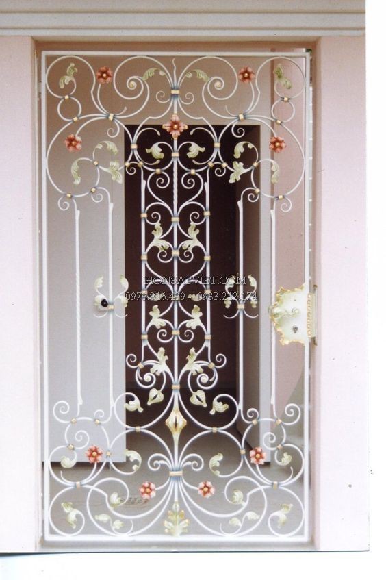 Hoa sắt mỹ thuật - Lá cong ( 3 cặp) Lá cong mỏng trang trí