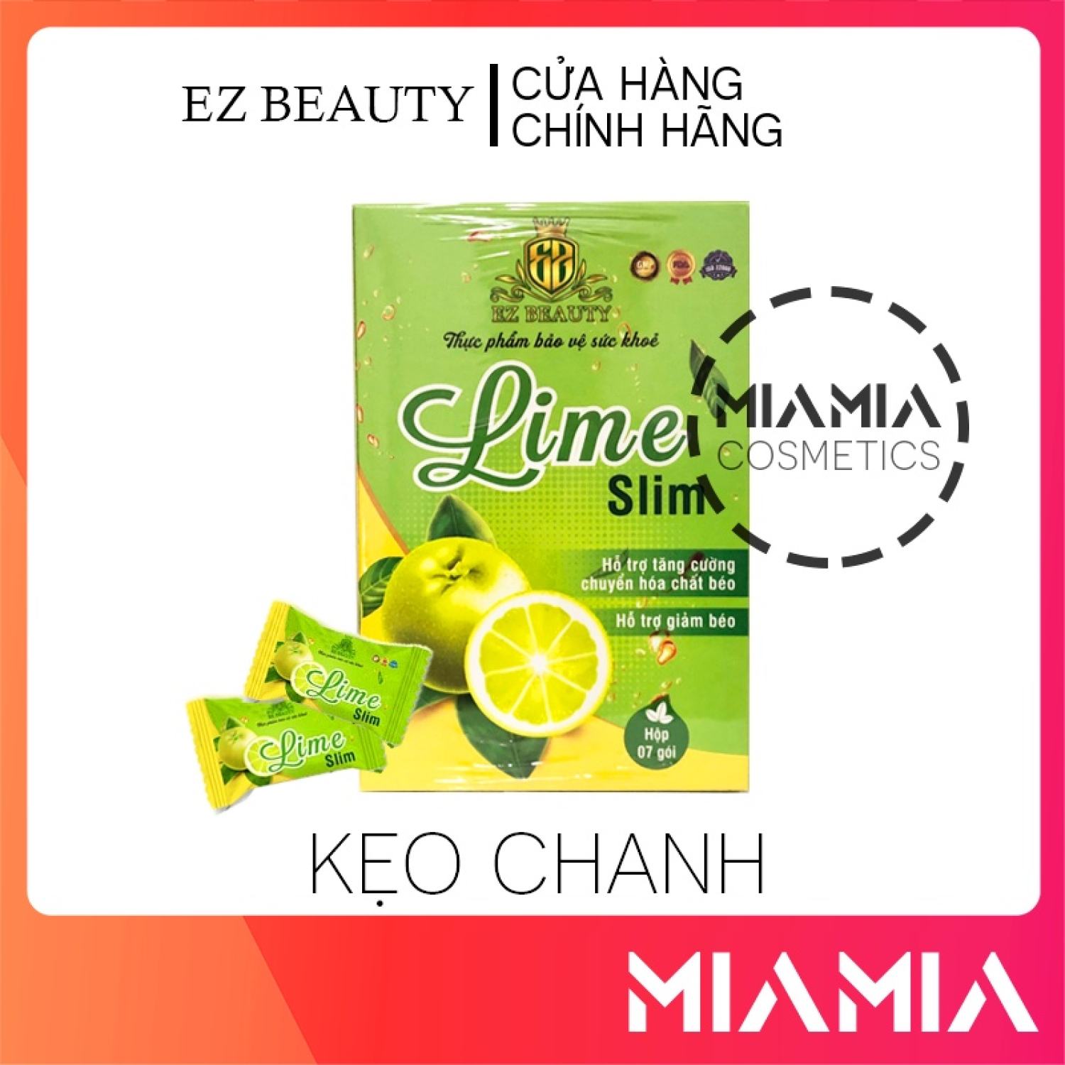 Kẹo chanh giảm cân line slim ez beauty chính hãng